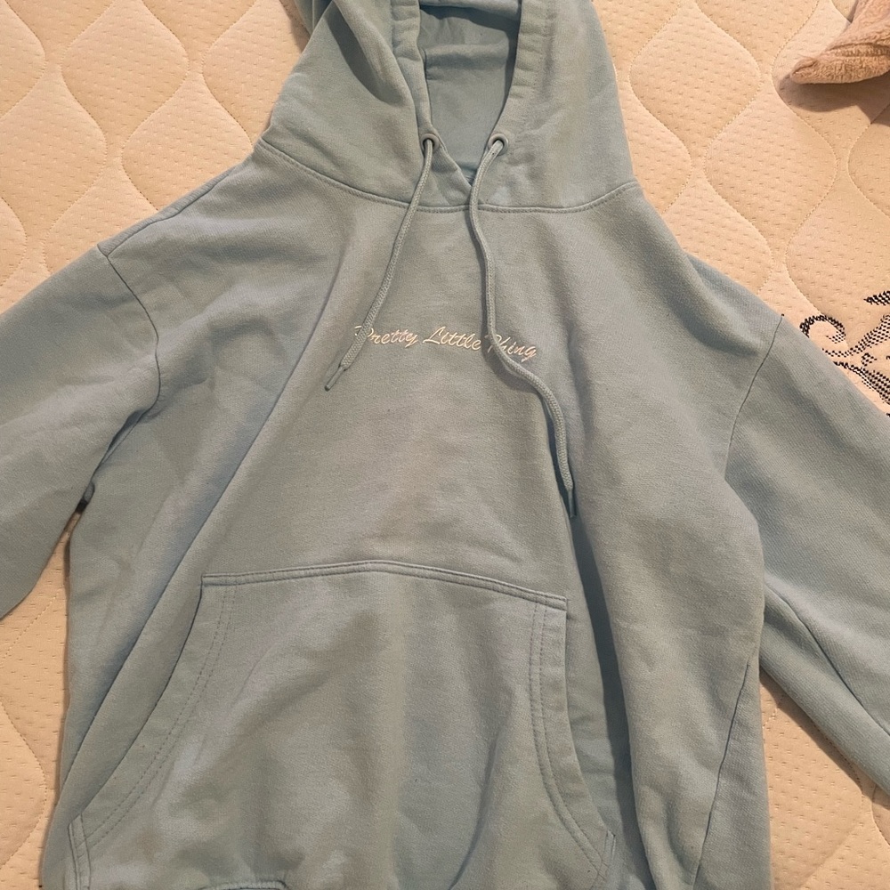 Blue pretty little thing hoodie